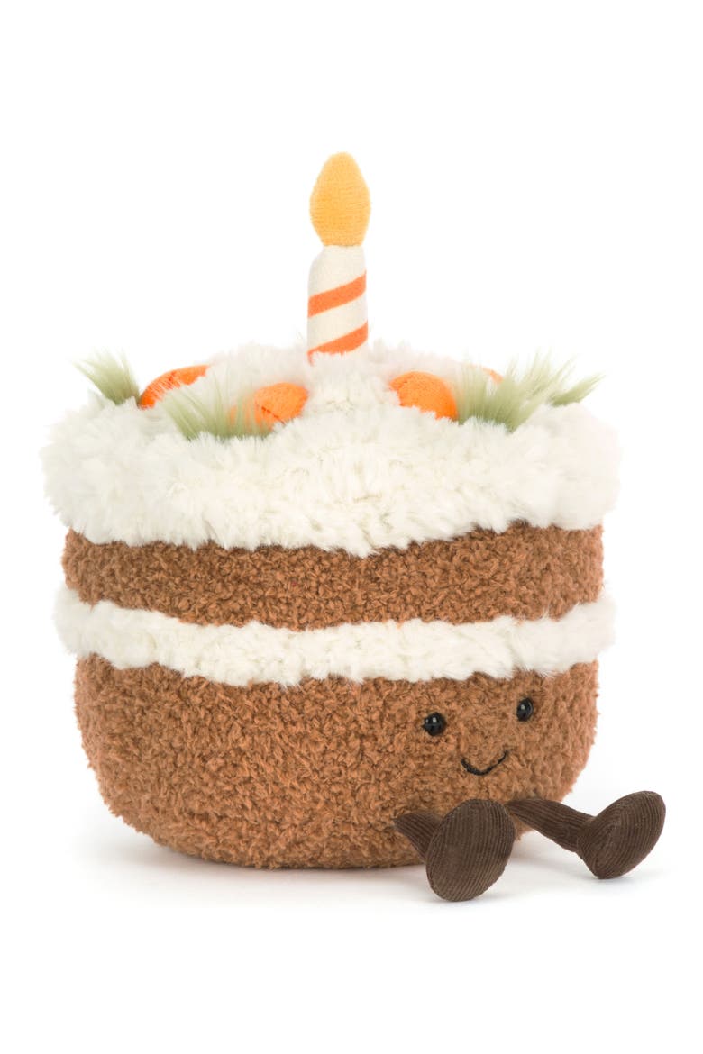 Amuseables Carrot Cake Plushie, Alternate, color, WHITE MULTI