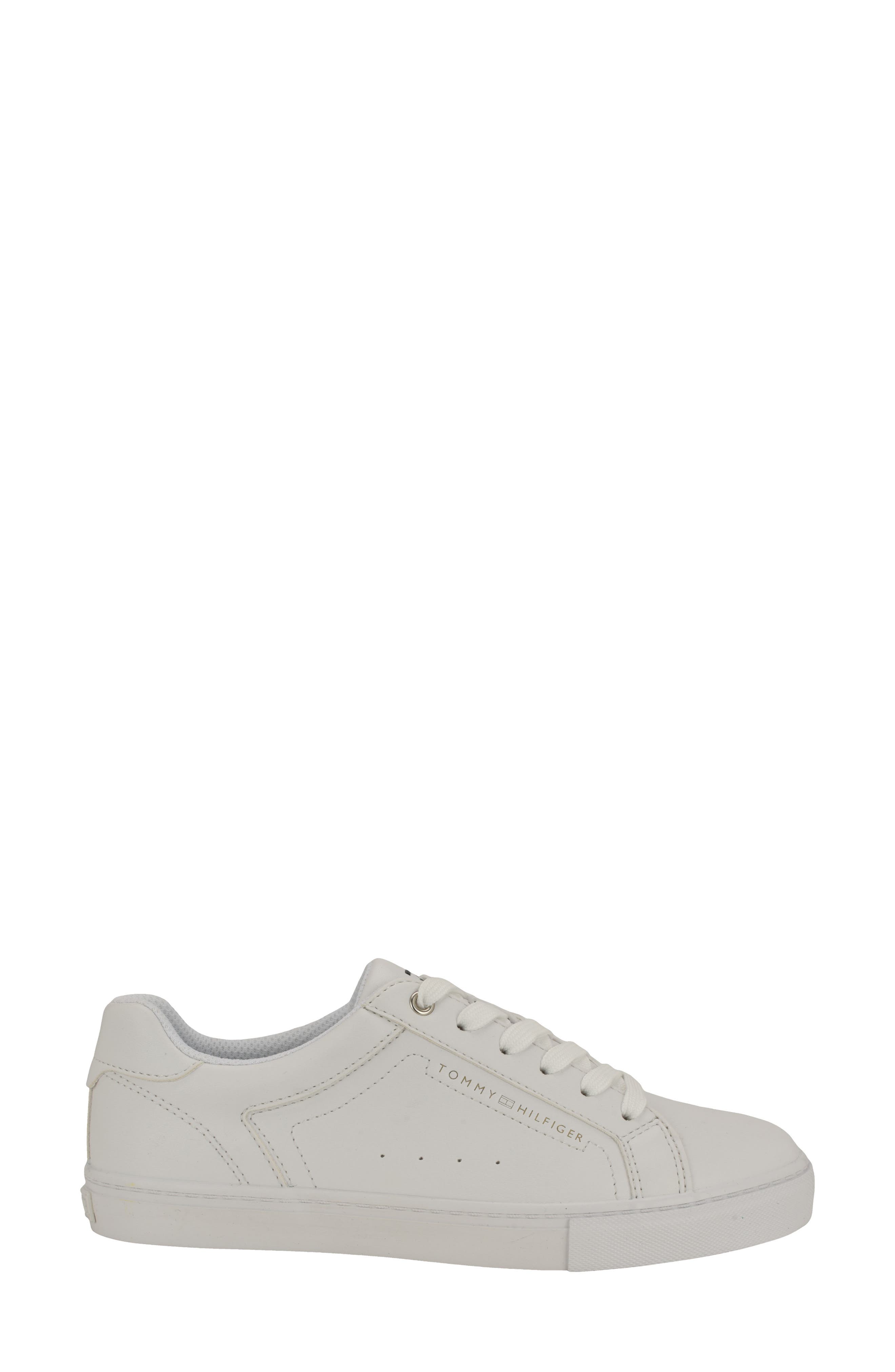 Luhcia Lace-Up Sneaker, Alternate, color, WHITE