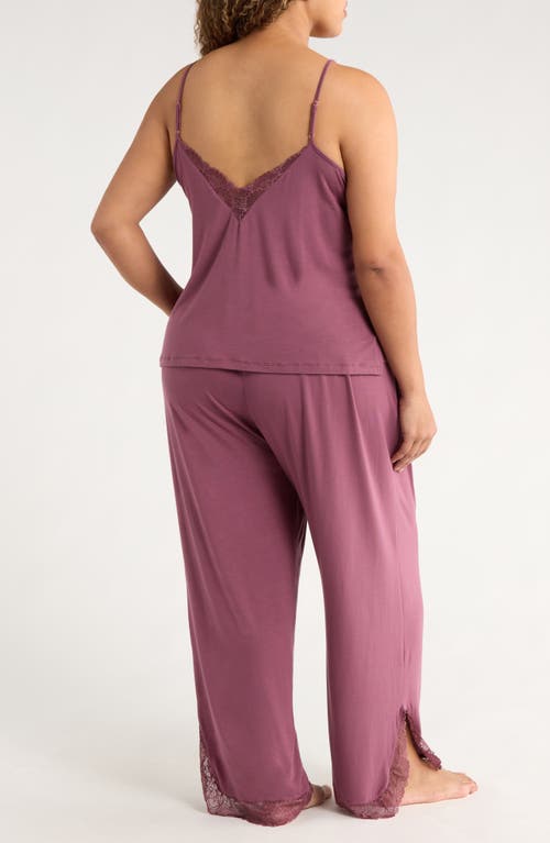 Nordstrom Moonlight Eco Lace Trim Pajamas In Purple