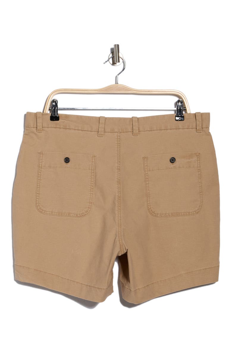 Stretch Cotton Shorts, Alternate, color, TANNIN