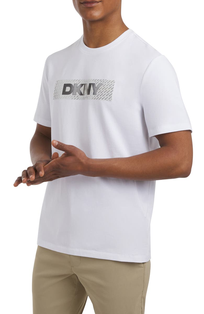 DKNY SPORTSWEAR Paradise Patch Graphic T-Shirt, Alternate, color, White