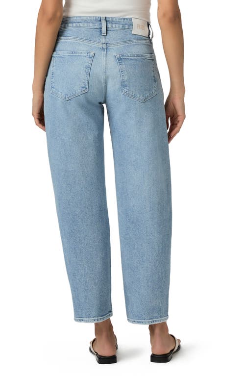 Paige Alexis High Waist Ankle Barrel Jeans In Blue