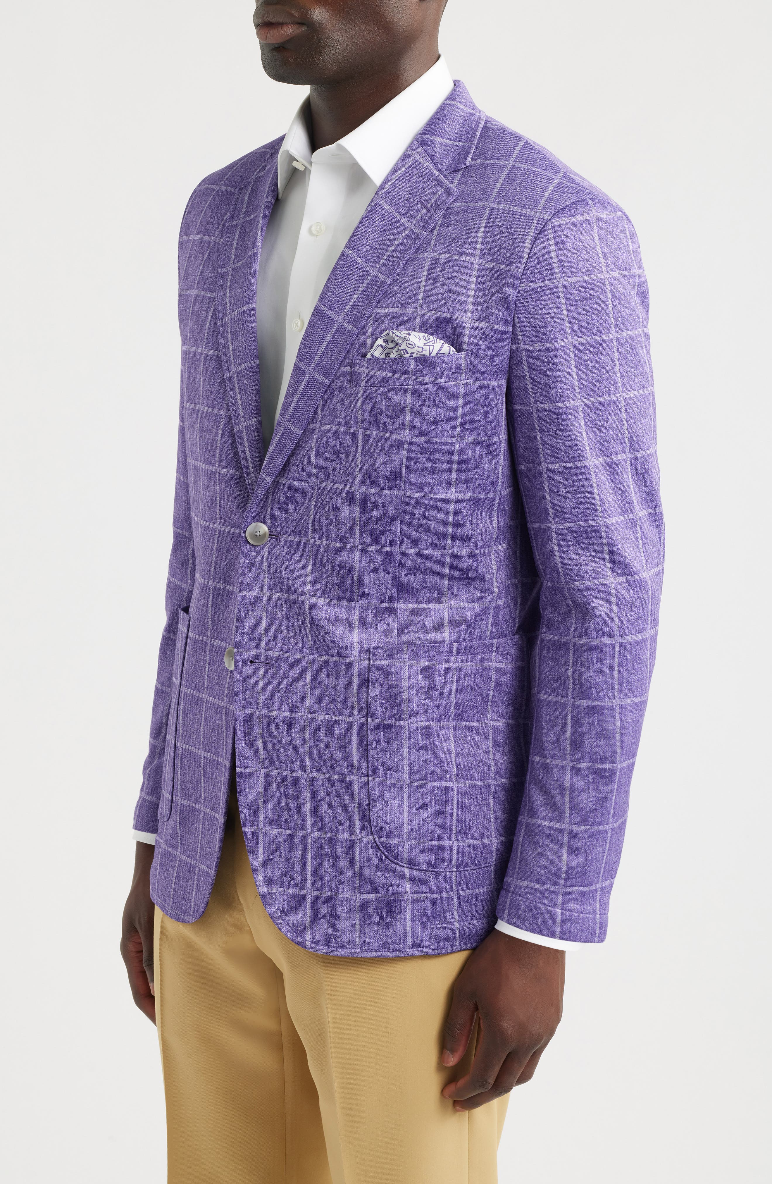 selected PURPLE PLAID