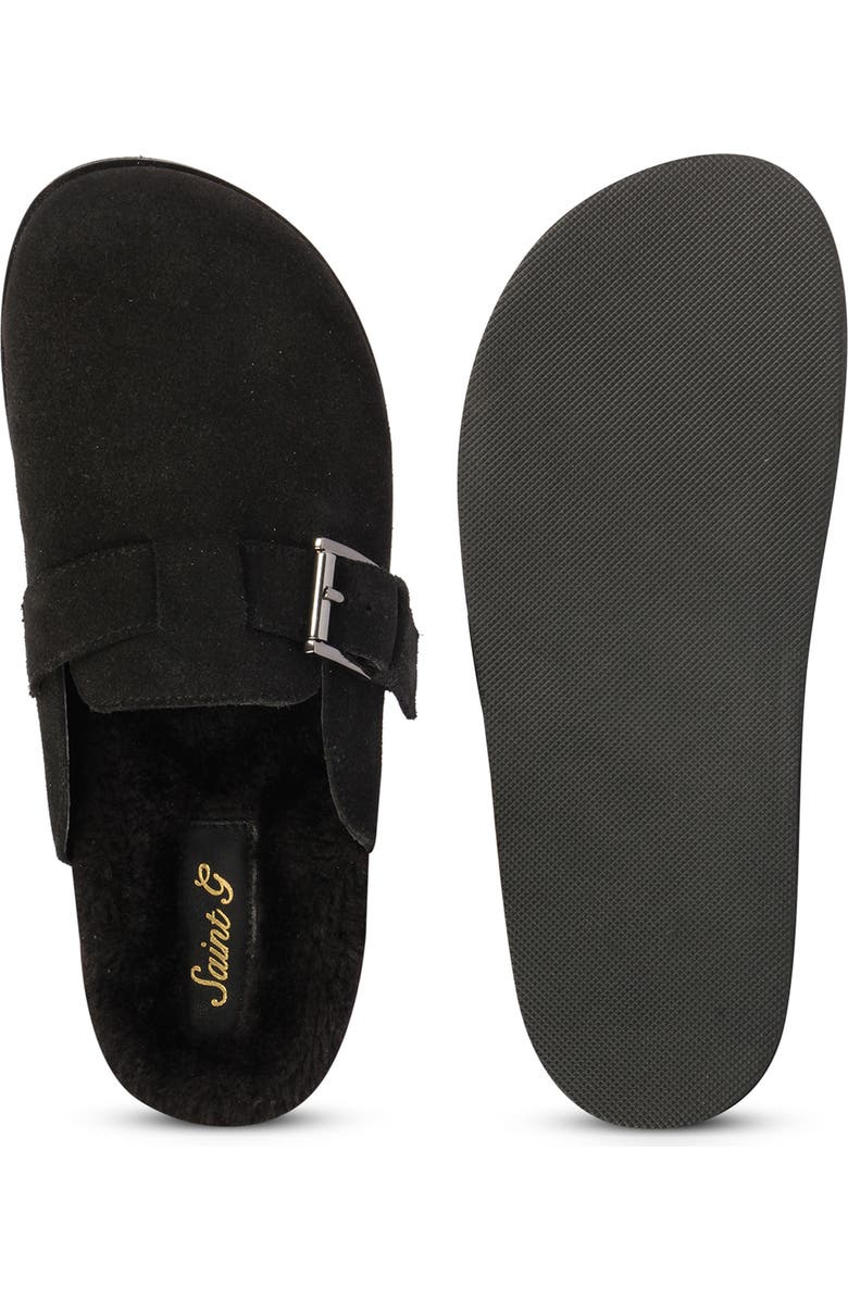 SAINT G Levy Faux Fur Clog, Alternate, color,