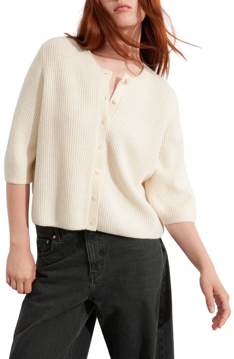 & Other Stories Wool Rib Cardigan, Main, color, 