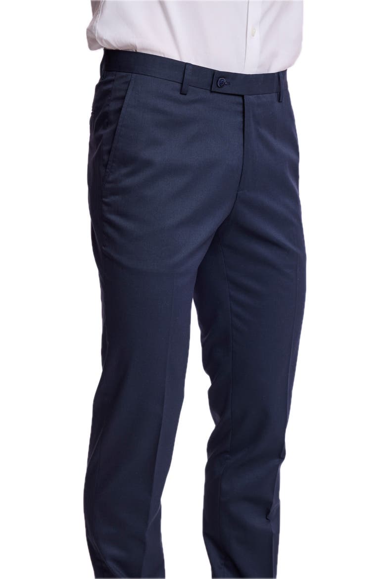 Downing Slim Fit Stretch Pants, Alternate, color, SOLID NAVY