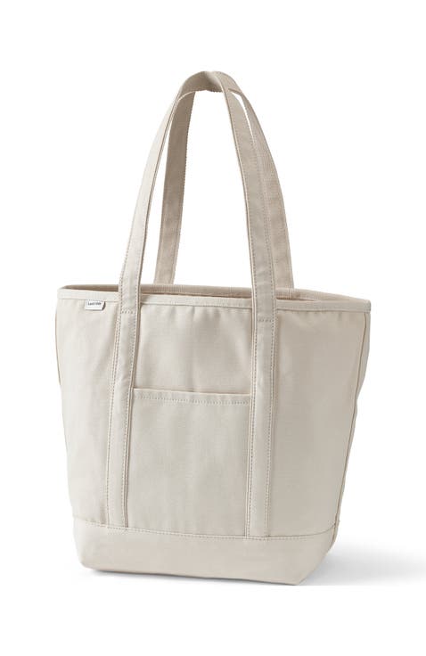 Open Top Canvas Tote Bag