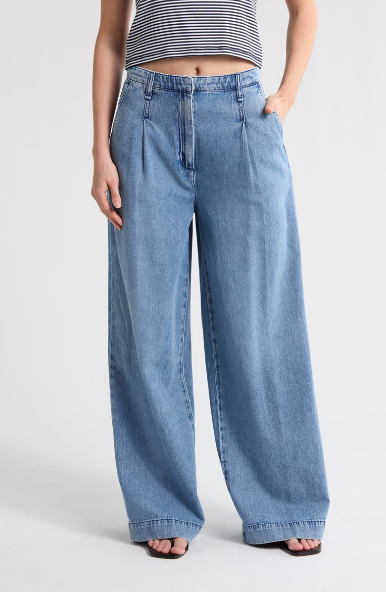 rag & bone Aurora Straight Leg Denim Pants, Main, color, Winwood