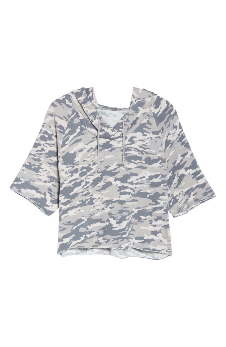 Honeydew Intimates Mornin Gear Cutoff Hoodie, Alternate, color, 