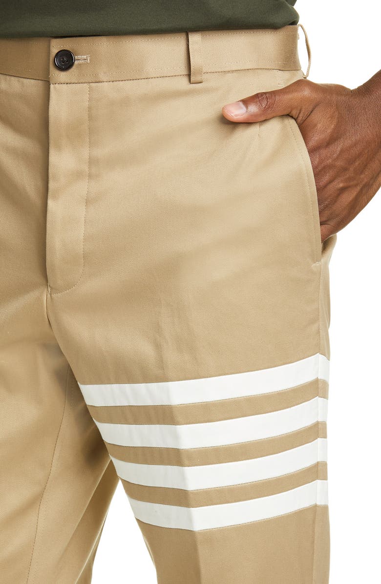 Thom Browne Unconstructed Chino Dress Pants, Alternate, color,