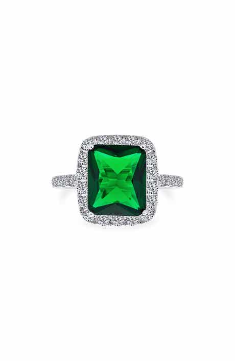BLING JEWELRY Vintage Cubic Zirconia Estate Style Ring