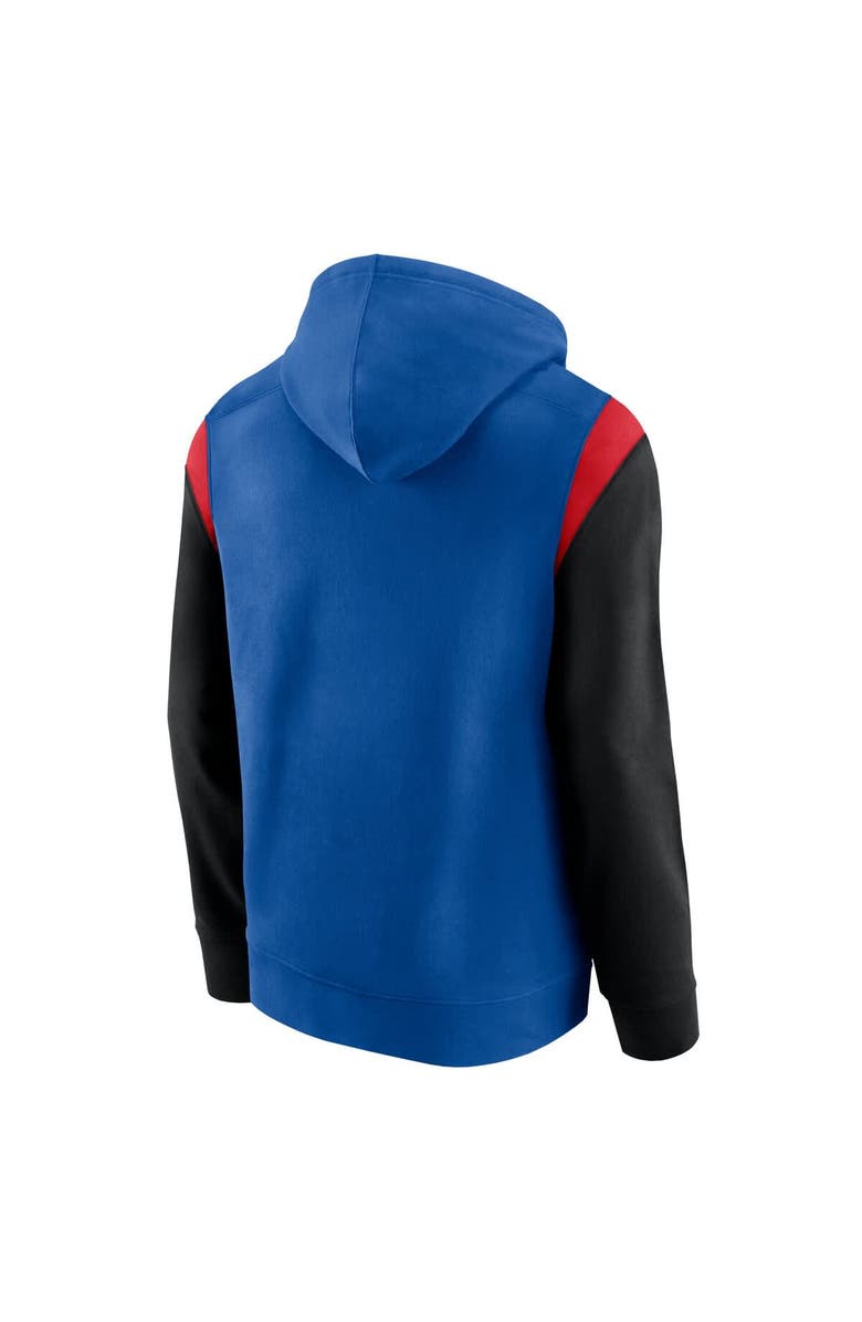 FANATICS Men's Fanatics Blue Detroit Pistons Scorer Pullover Hoodie, Alternate, color,