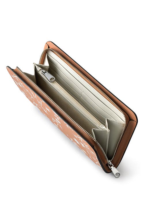 Radley Blooming Lovely Zip Around Wallet In Brown