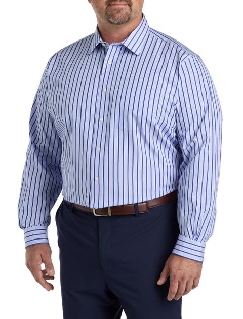 Big & Tall Non-Iron Striped Dress Shirt
