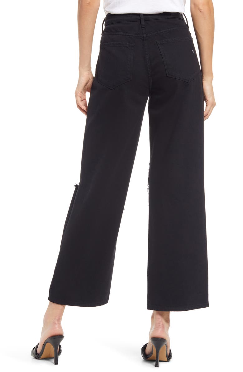 HIDDEN JEANS Distressed High Waist Wide Leg Jeans, Alternate, color,