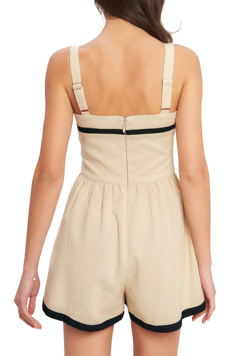 Sleeveless Romper, Alternate, color, TAUPE