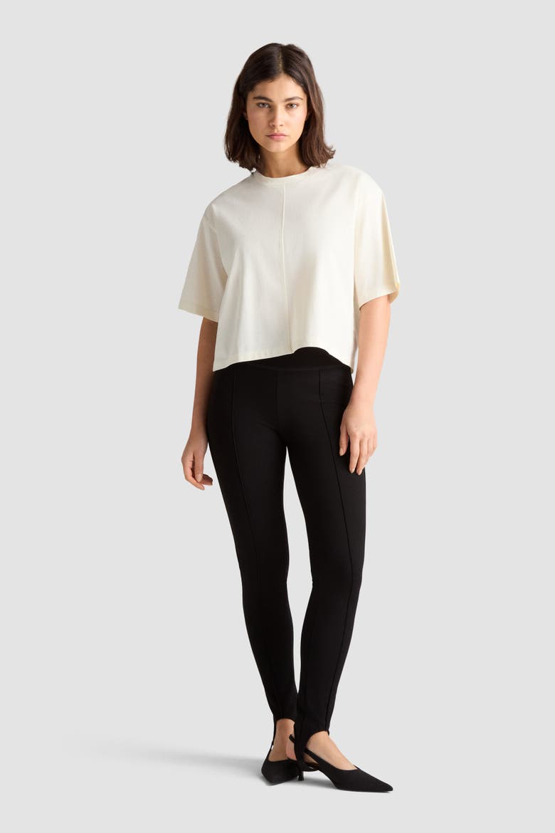 Lavinia Slim Pull-on Jersey Pants, Alternate, color, Black