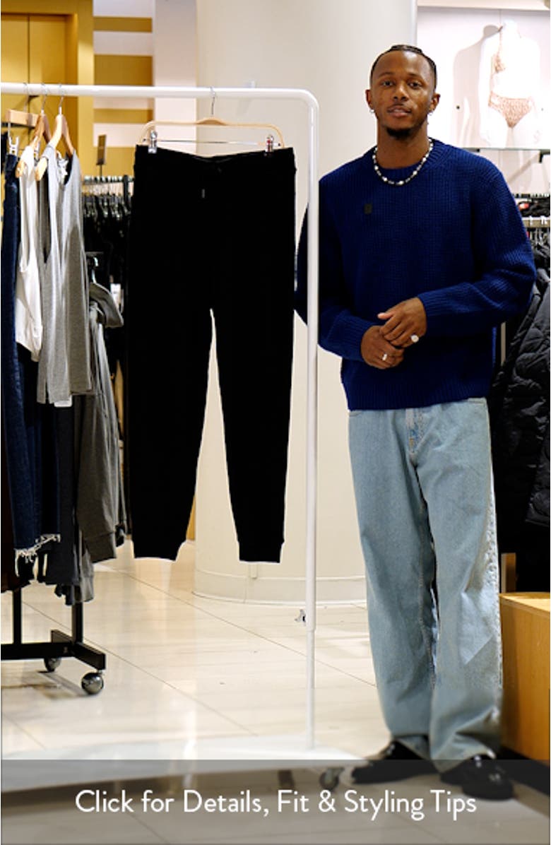 London Waffle Knit Lounge Joggers, sales video thumbnail