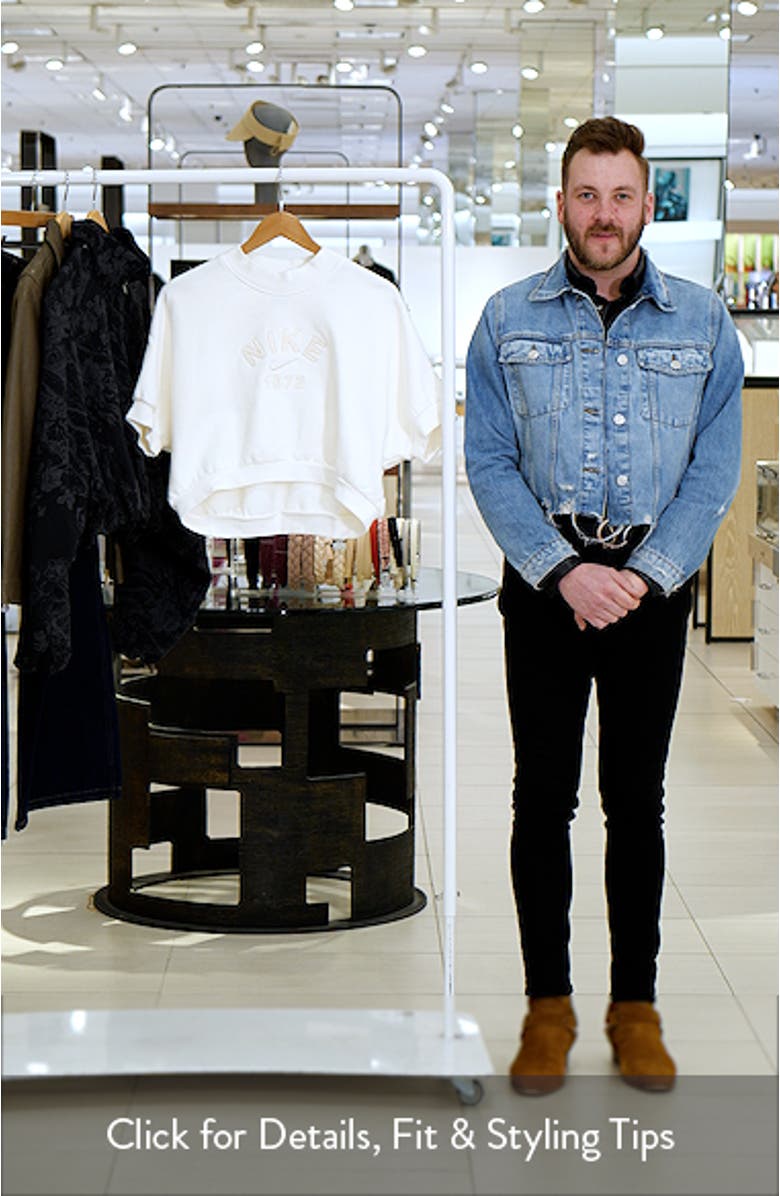 Logo Short Sleeve High-Low Sweatshirt, sales video thumbnail