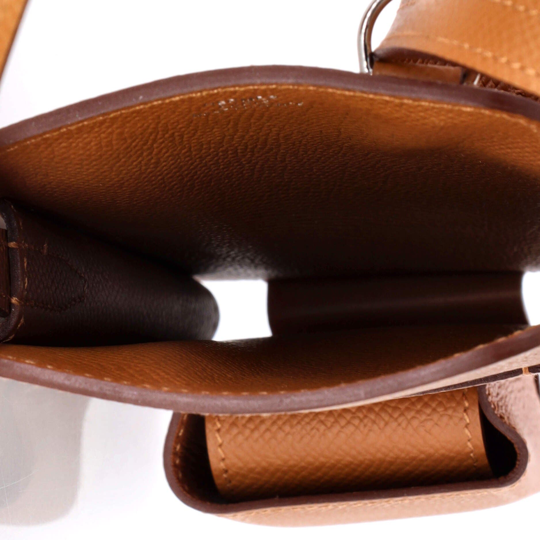 Pre-Owned Hermes Hermesway Phone Case Crossbody Bag Epsom, Alternate, color, Gold