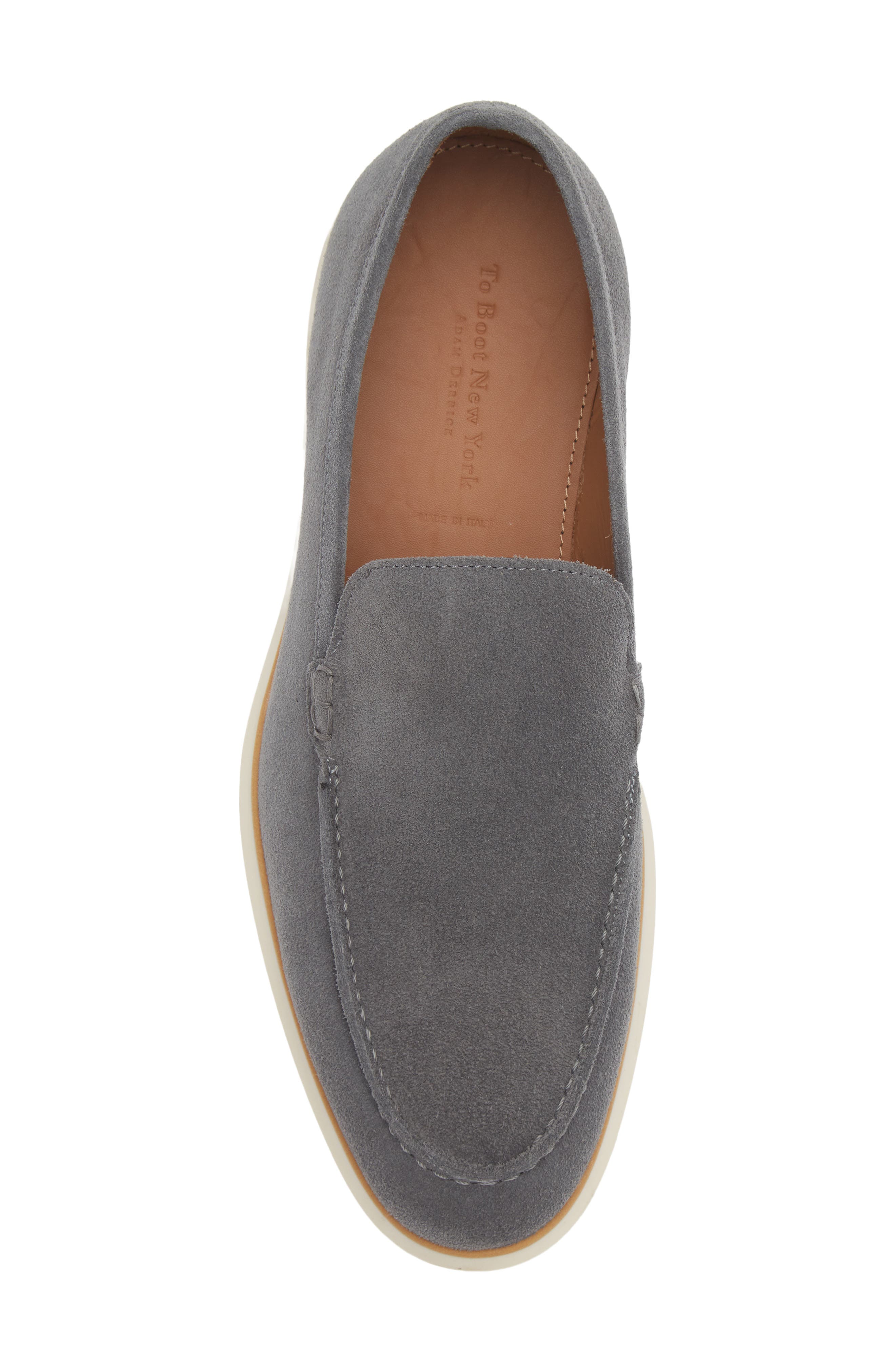 TO BOOT NEW YORK Briggs Venetian Loafer, Alternate, color, Suede Grey