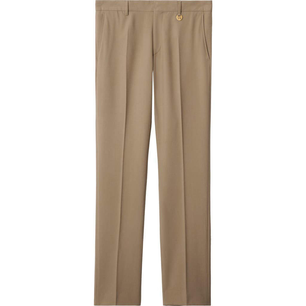 Burberry Wool Tailored Trousers In Puddle