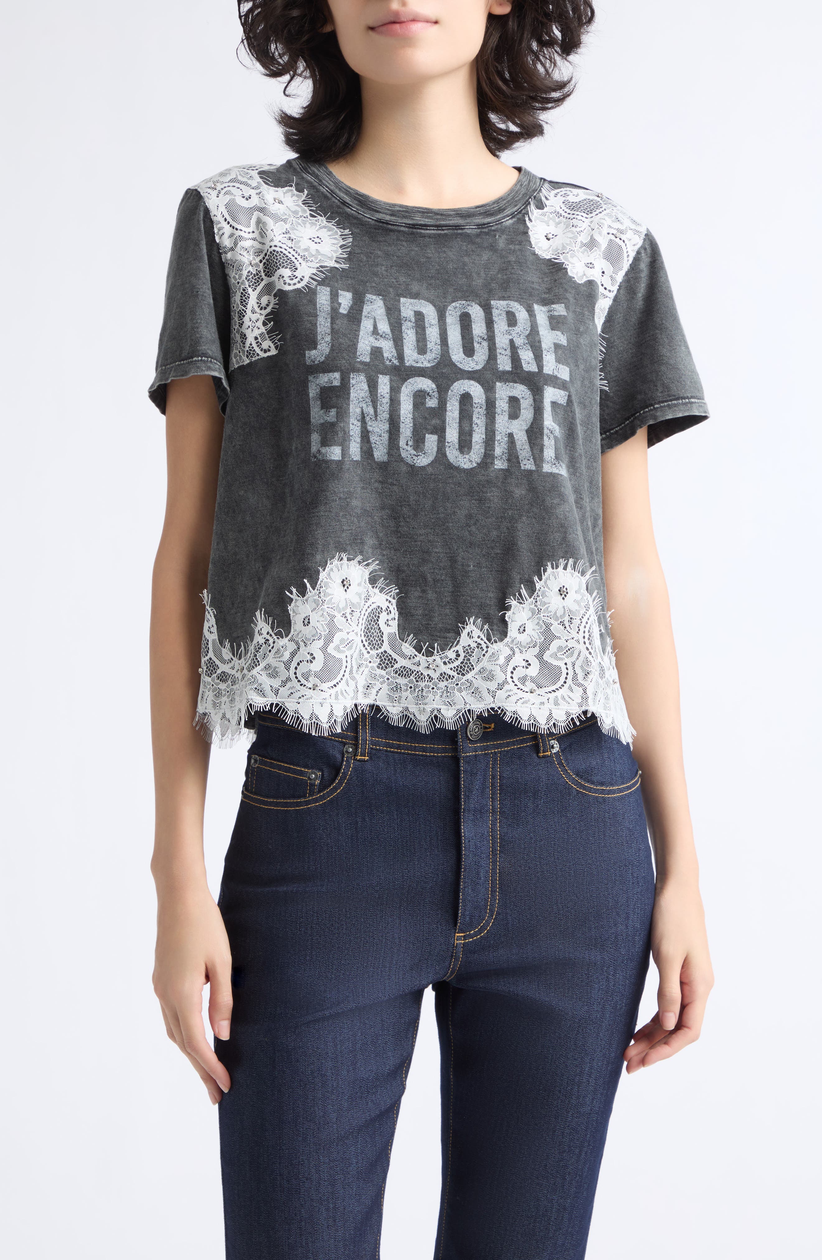 selected WASHED BLACK/ IVORY