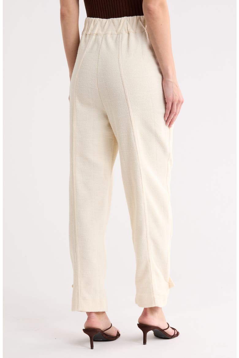 Cuffed Ankle Pants, Alternate, color, OFF WHITE