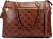 BADGLEY MISCHKA Madalyn Vegan Leather Weekender Duffel Bag