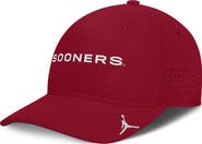 Jordan Brand Men's Jordan Brand Crimson Oklahoma Sooners Gameday Aerobill Swooshflex Dri-FIT Hat