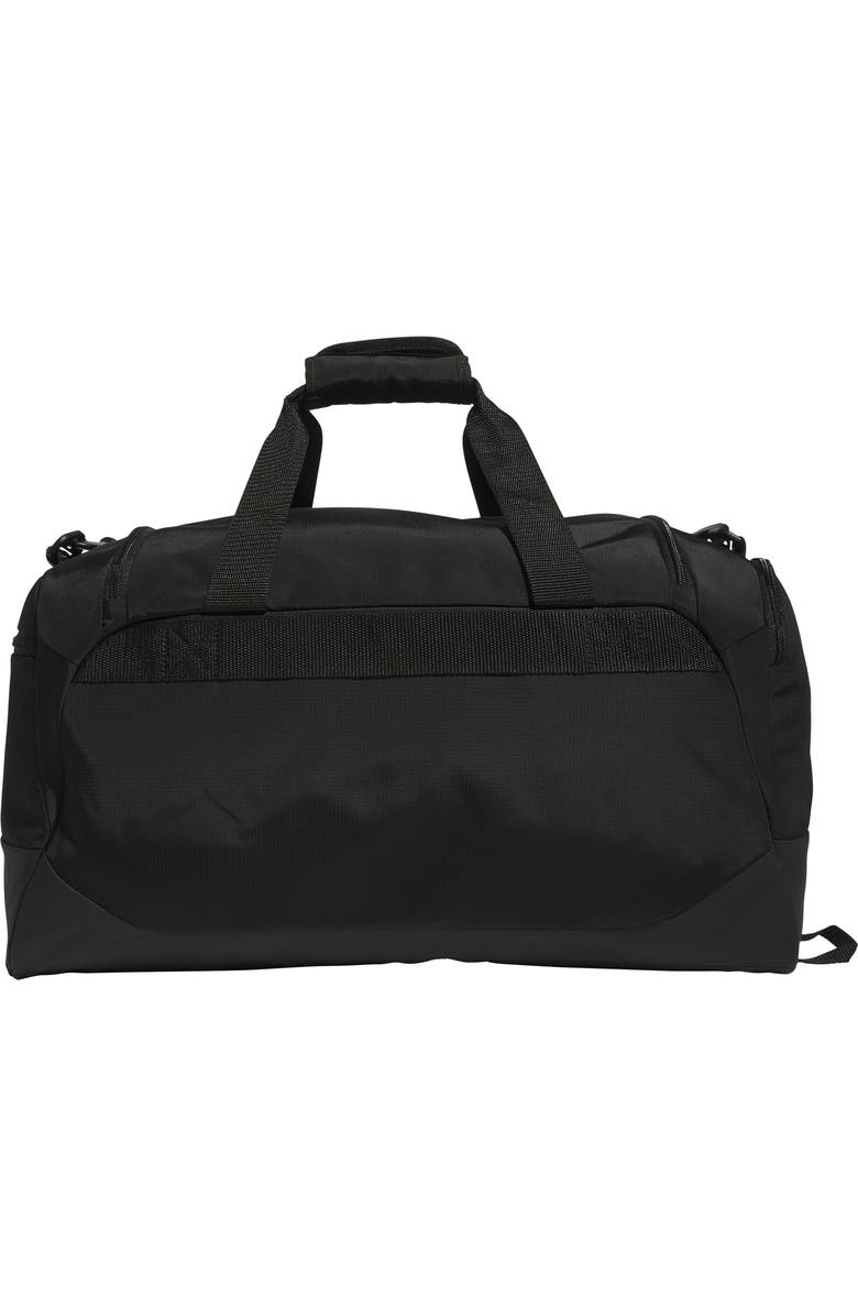 adidas Small Defender 5 Ripstop Duffle Bag, Alternate, color, Black/Silver Metallic