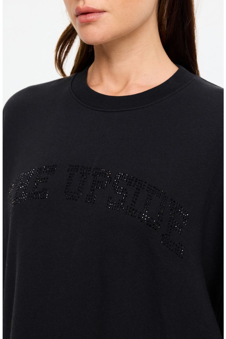 Paloma Logo Pullover Sweatshirt, Alternate, color, BLACK