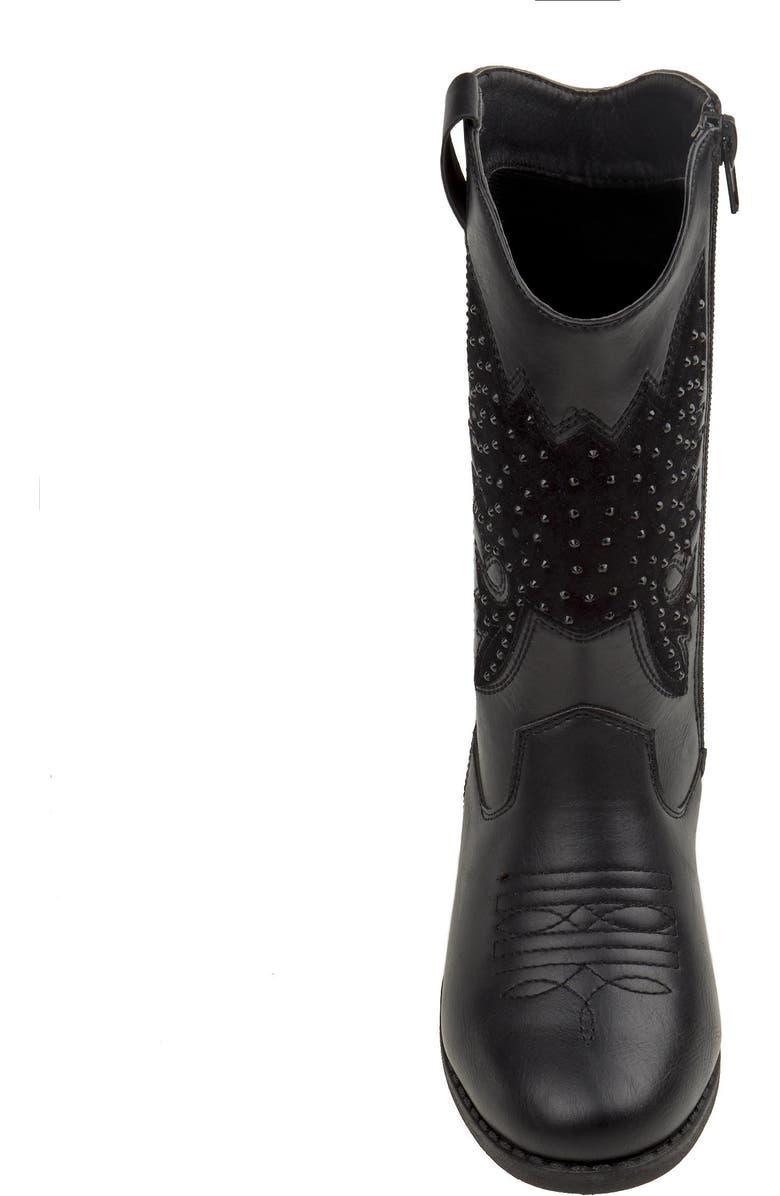 Kensie Girl zip up boot with heel, Alternate, color,