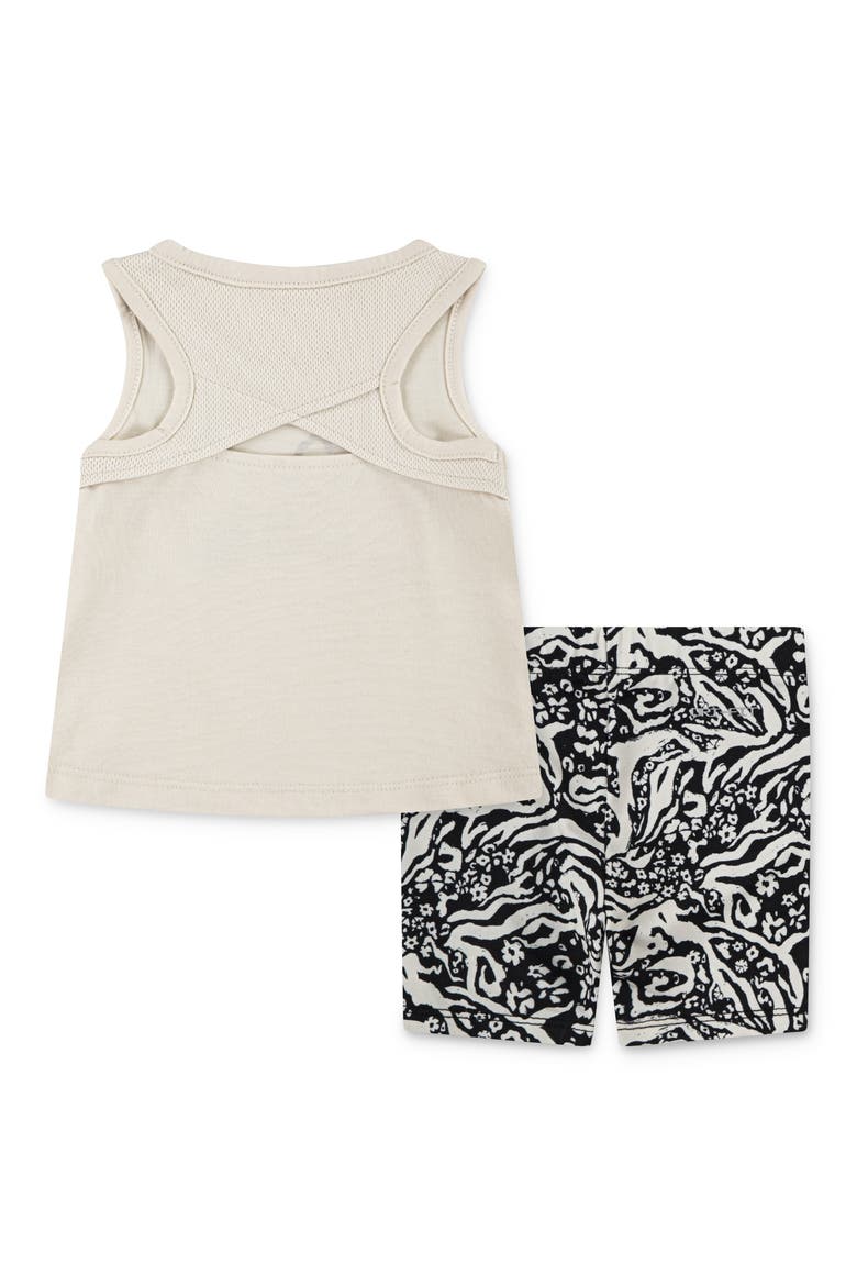 Wildflower Tank & Shorts Set, Alternate, color, 023 BLACK