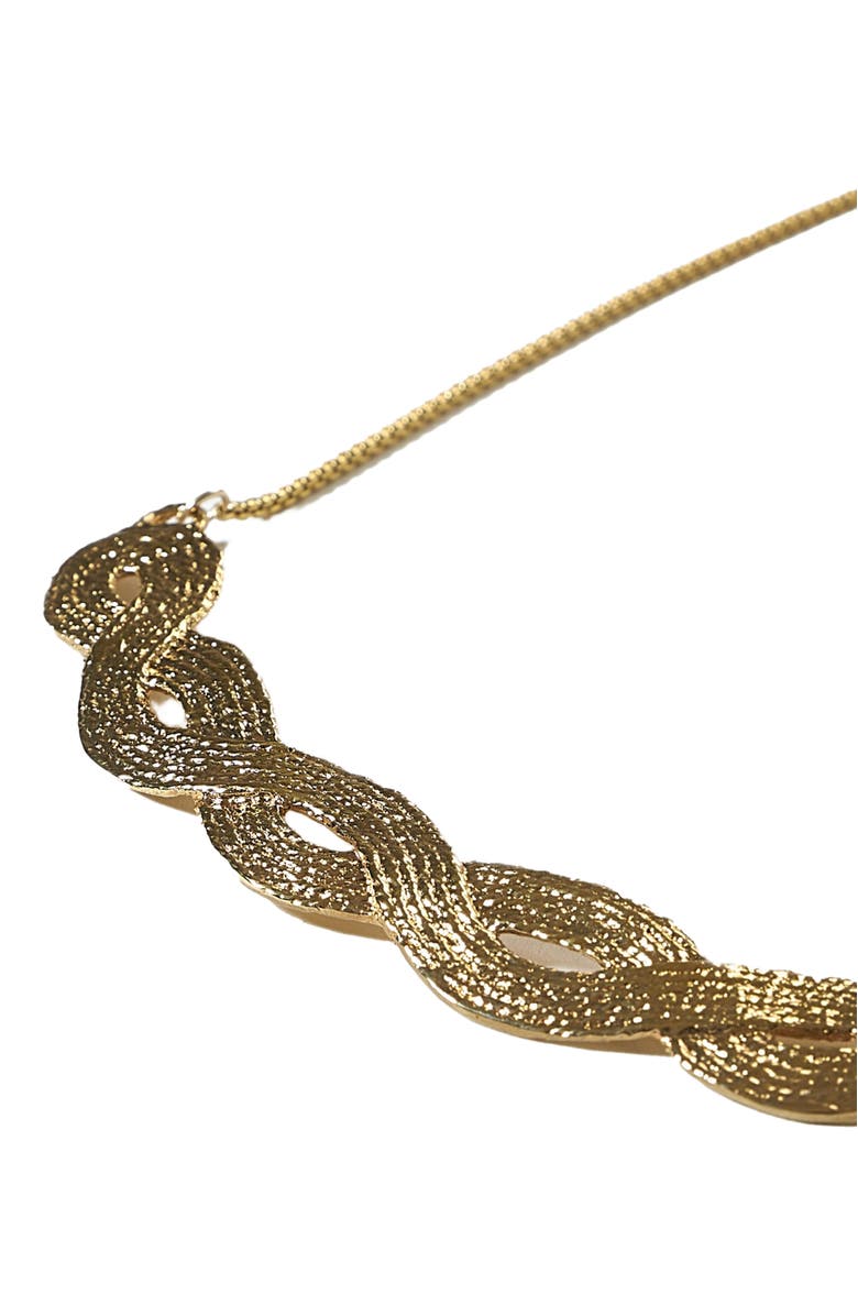 COG Braid Pendant - 14K Gold Plate, Alternate, color, Gold