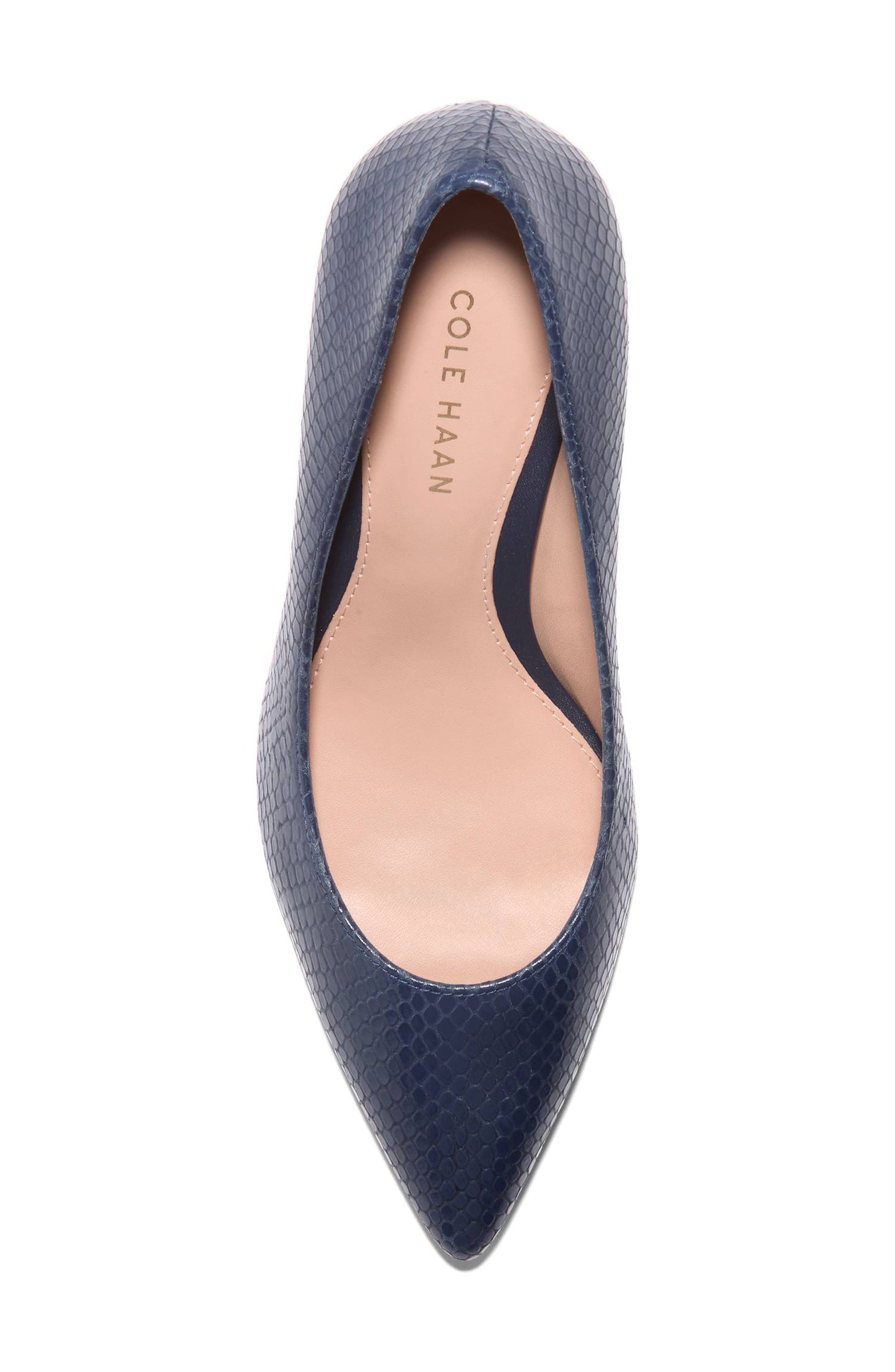 Cole Haan Mylah Snakeskin Embossed Pump, Alternate, color, 