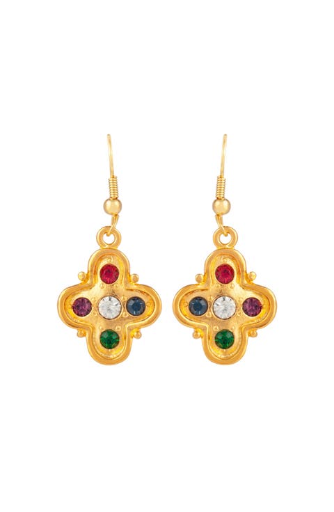 1980s Vintage Byzantine Earrings