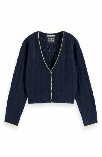 Scotch & Soda Kids' Ajour Pointelle Cardigan