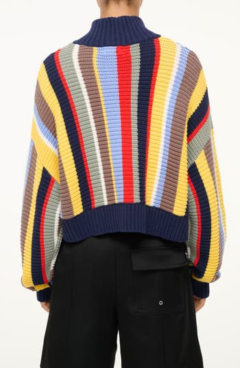 Hampton Stripe Half-Zip Sweater