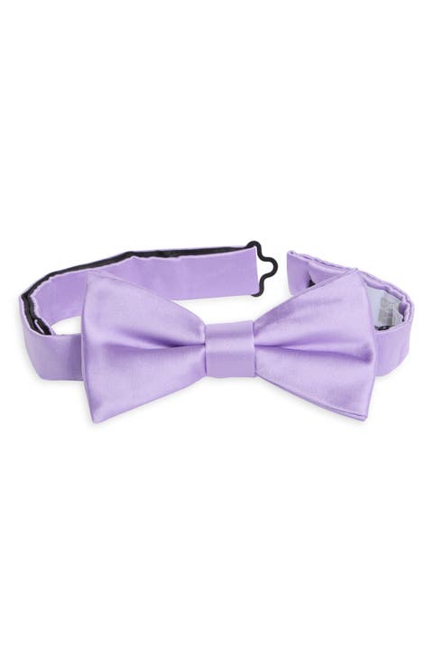 Satin Solid Bow Tie