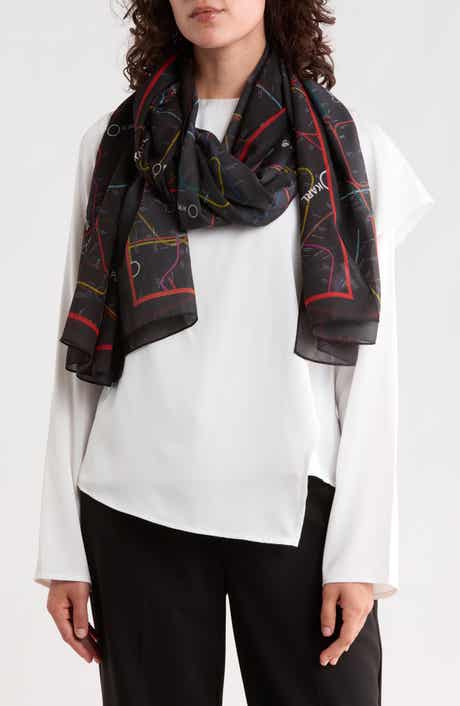 Paris Map Chiffon Scarf