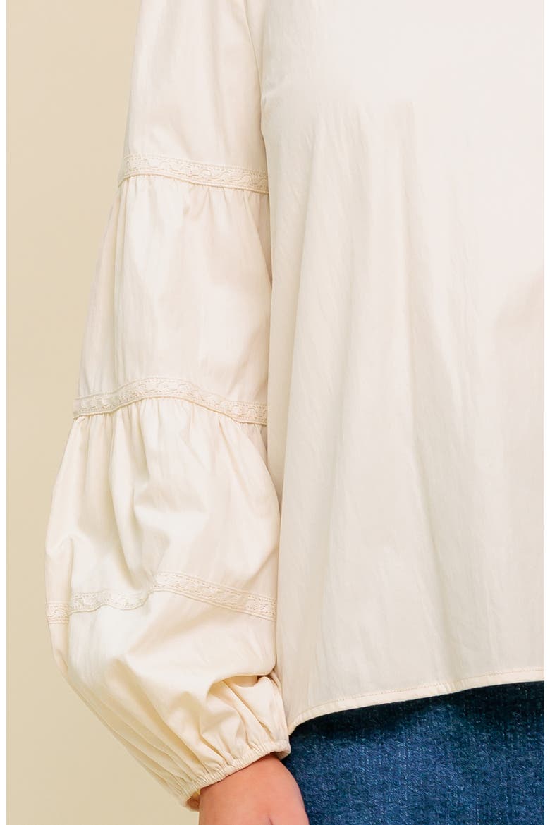 Long Sleeve Top, Alternate, color, IVORY