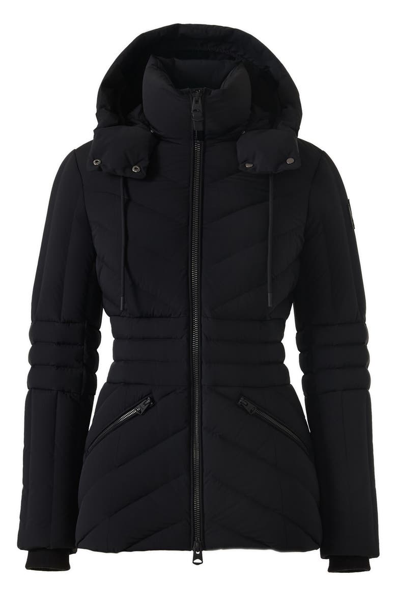 Mackage Nadia Hooded Quilted Down Jacket, Alternate, color, Black