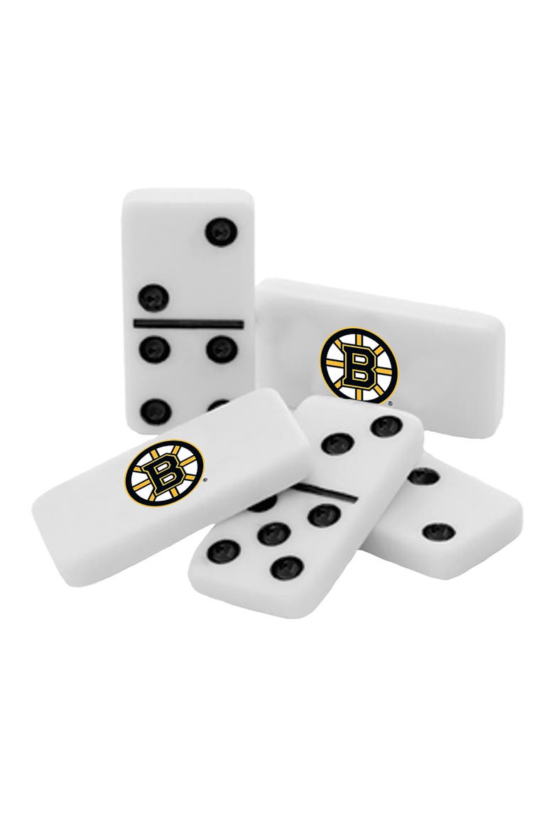 Boston Bruins Dominoes, Alternate, color, Multicolor