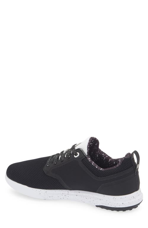 Travismathew The Daily Pro Hybrid Golf Shoe In Black/white