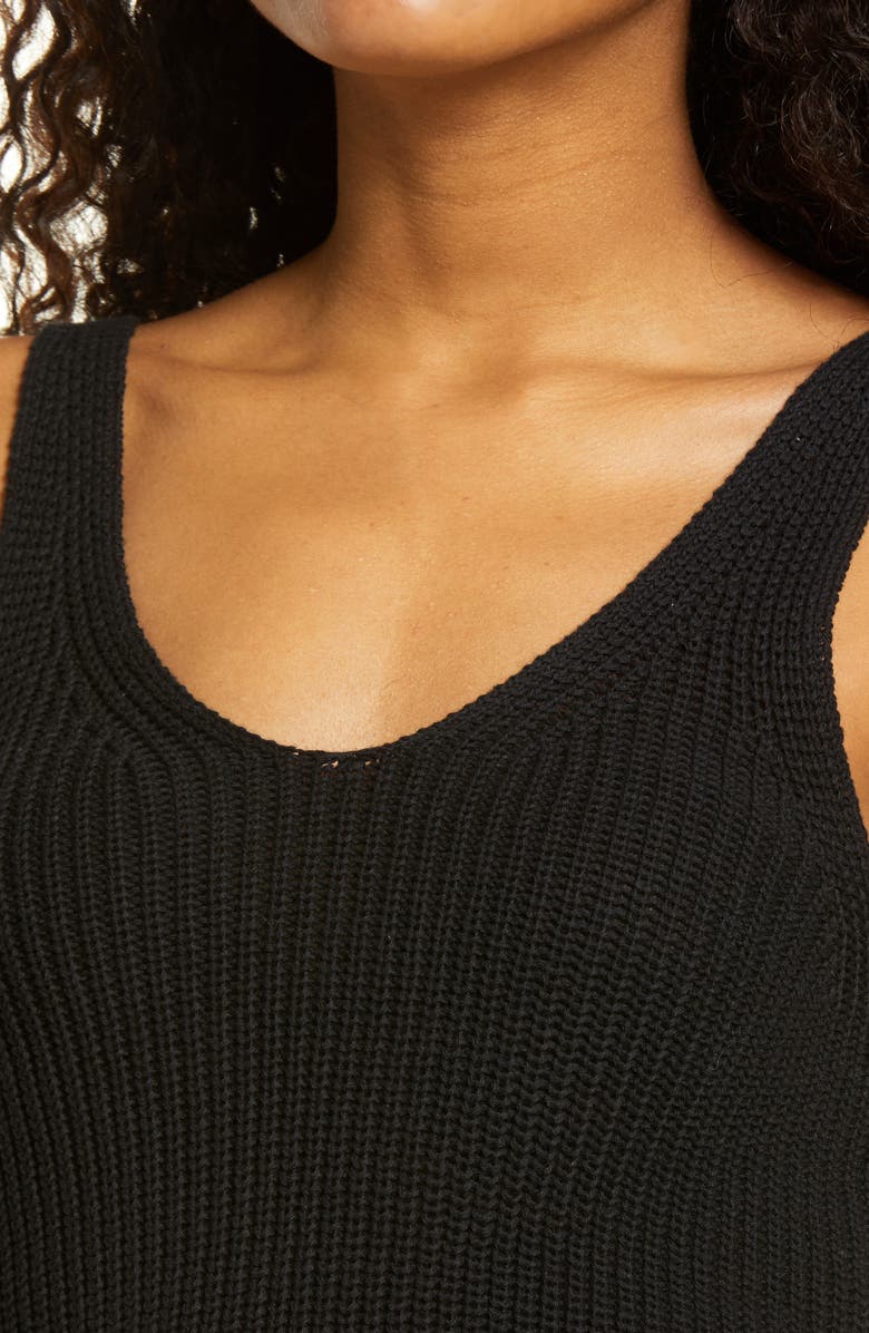 Lulus Let's Get Away Twist Back Tank Sweater, Alternate, color,