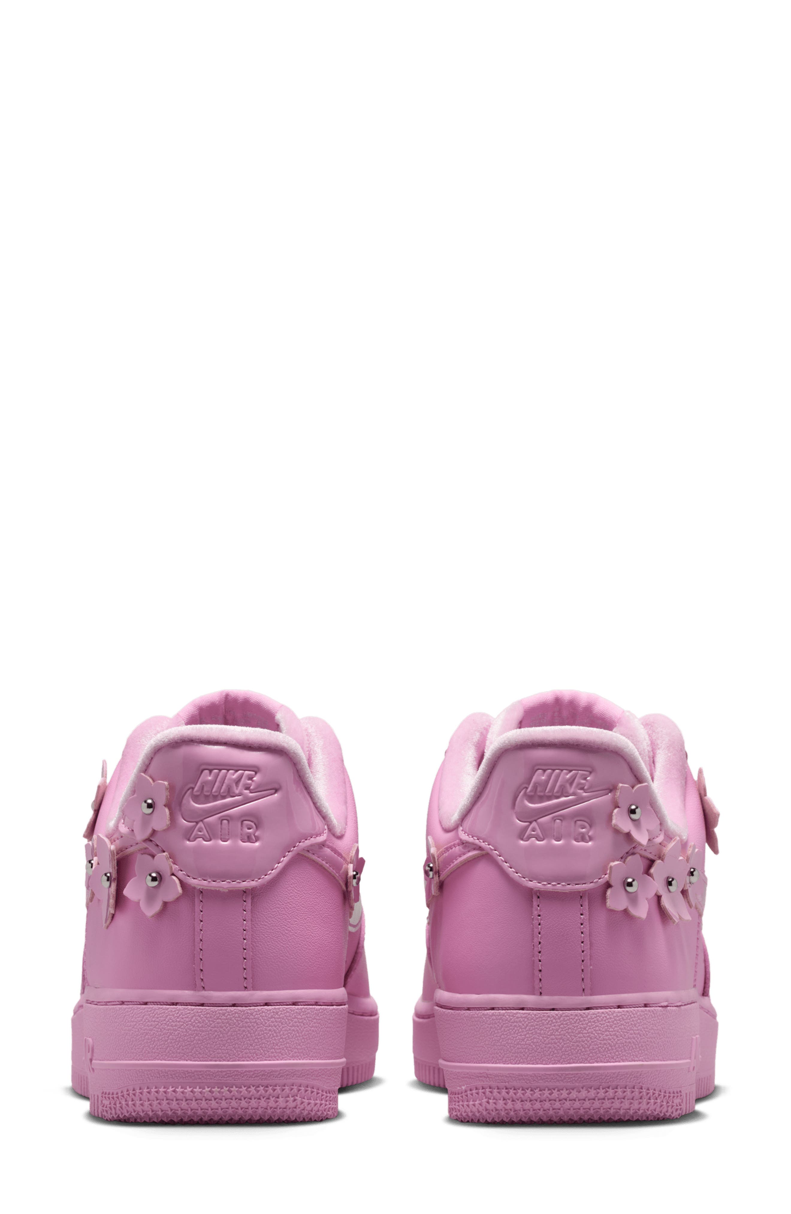 Air Force 1 '07 Sneaker, Alternate, color, PINK RISE/ PINK/ SILVER