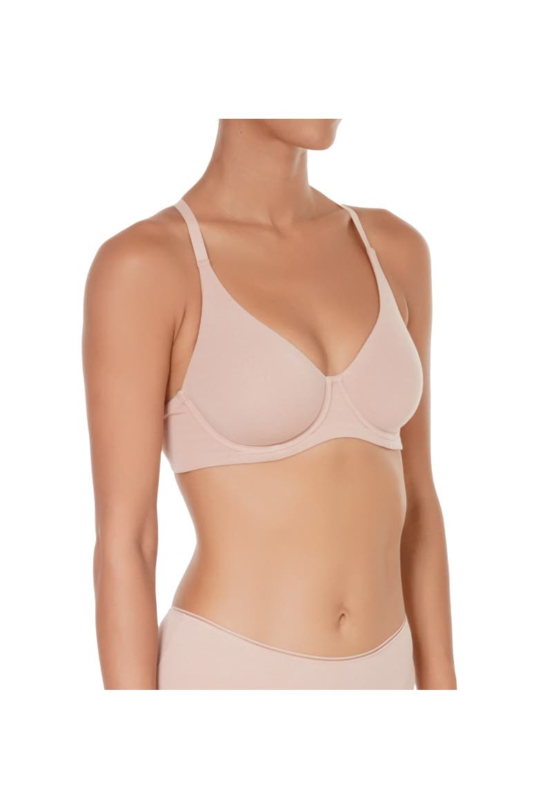 Coton Bio Underwire Bra, Alternate, color, Blush