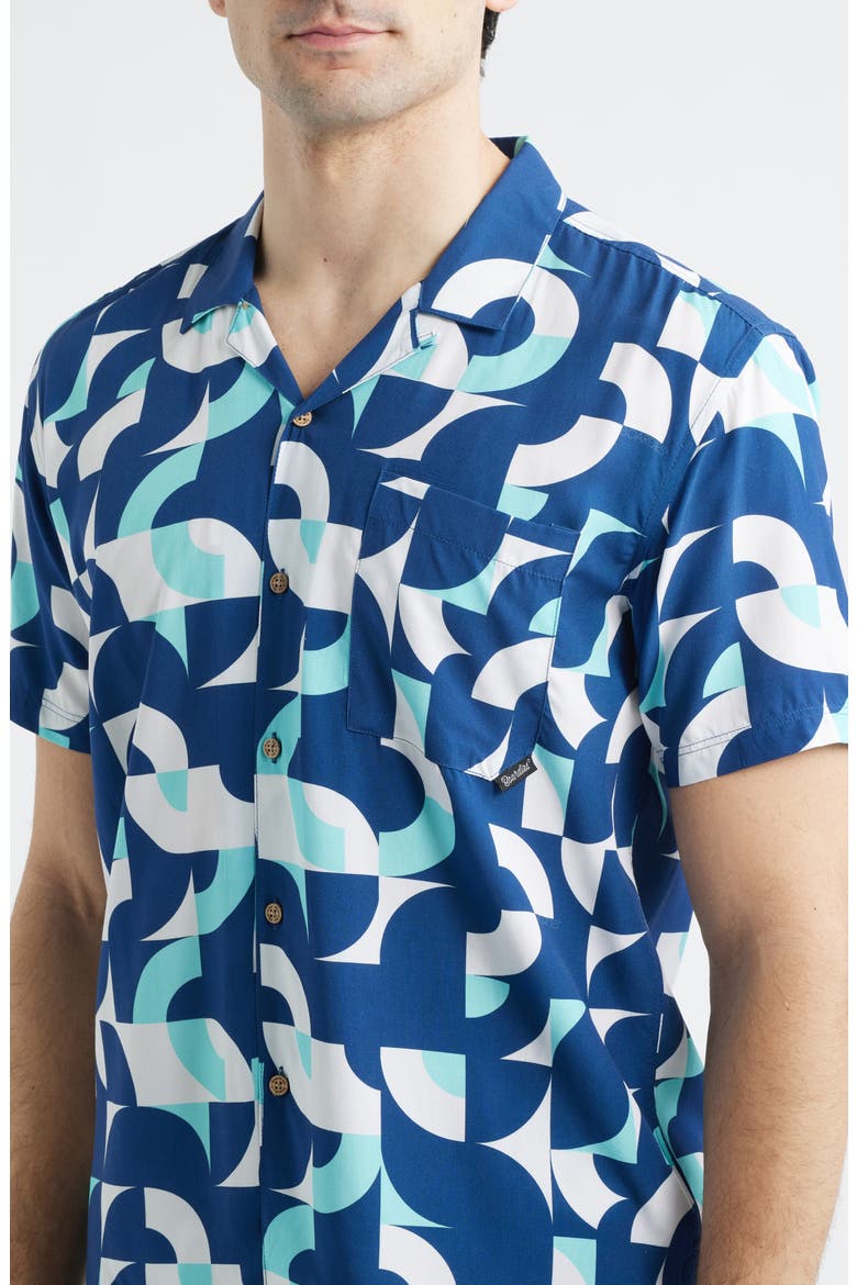 Print Camp Shirt, Alternate, color, BLUE MULTI