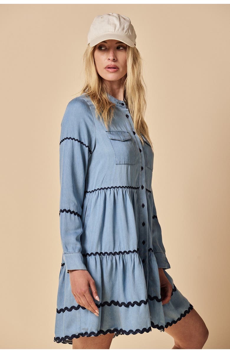 The Shirt The Simone Dress, Alternate, color, Denim